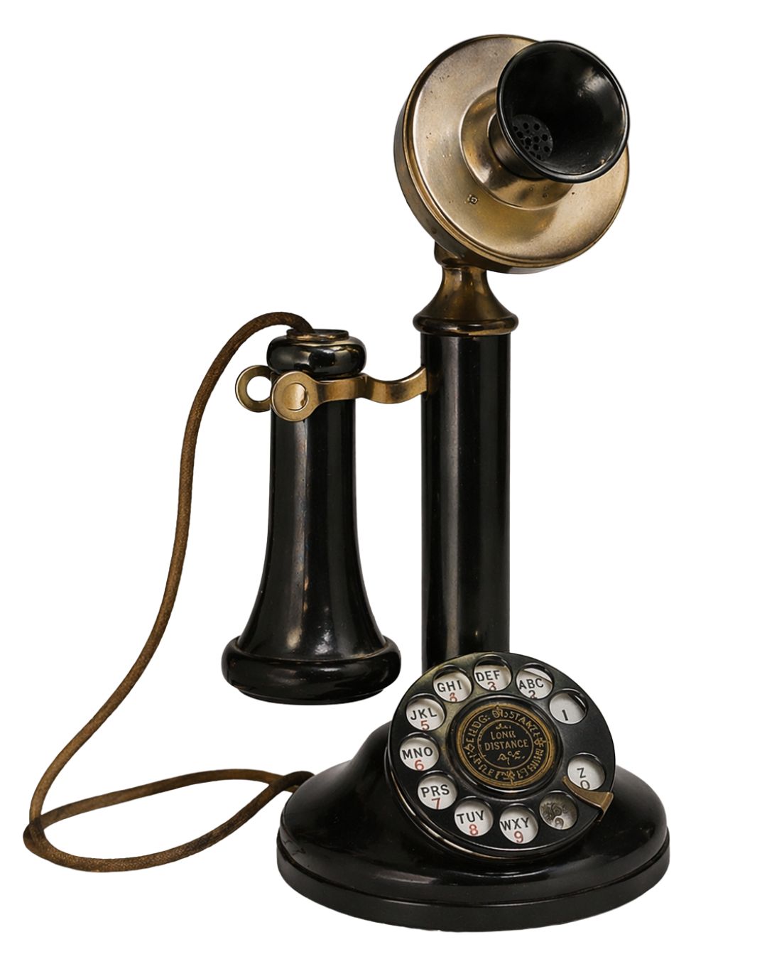Bild eies alten Telefones um 1900